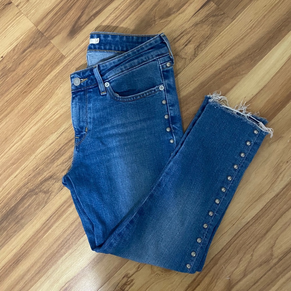 Levi’s Studded Skinny Jeans